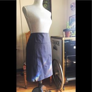 Banana Republic Gray Pencil Skirt